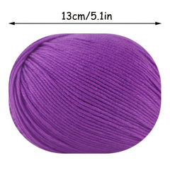Multicolor Soft Yarn for Knitting & Crocheting - 6 Ply Bulk Yarn
