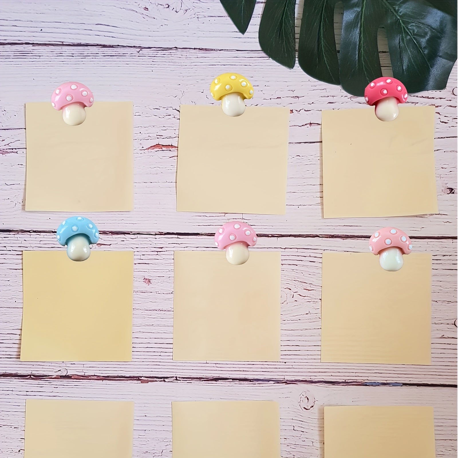 20pcs Mushroom Decorative Thumb Pins for Bulletin Board