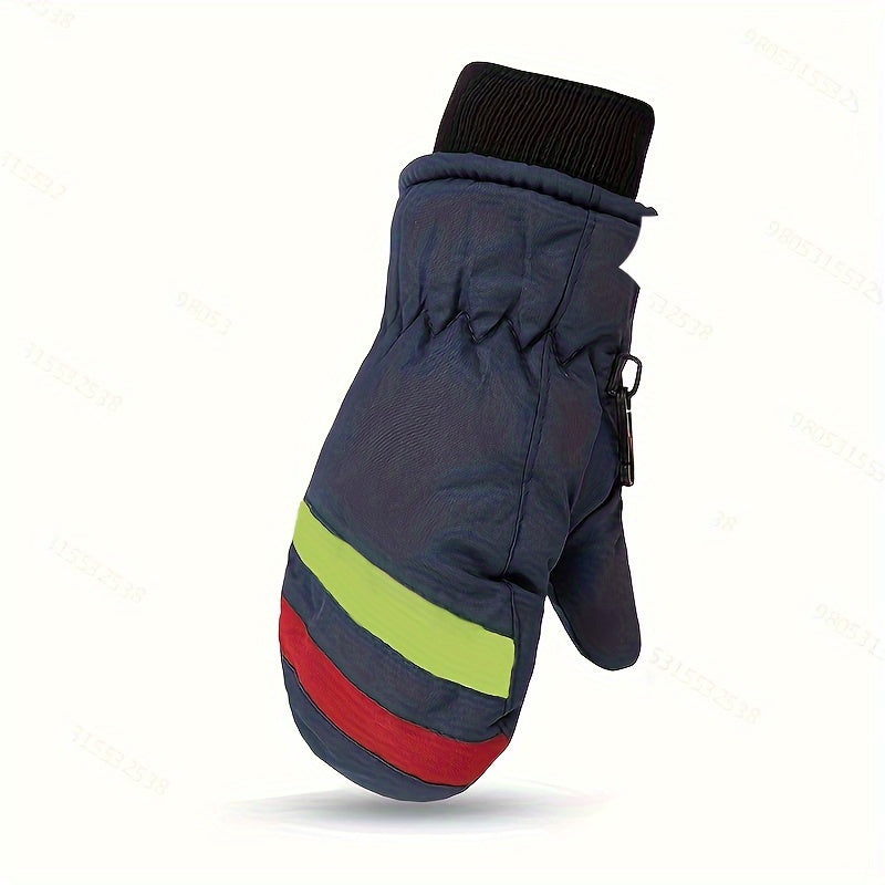 Winter Waterproof Cycling Gloves for Kids 3-6 Years