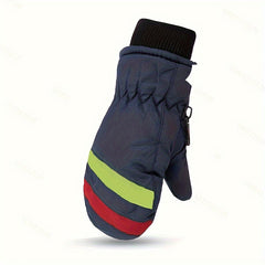 Winter Waterproof Cycling Gloves for Kids 3-6 Years
