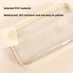 Transparent Pencil Case Stationery Box 2pcs Set
