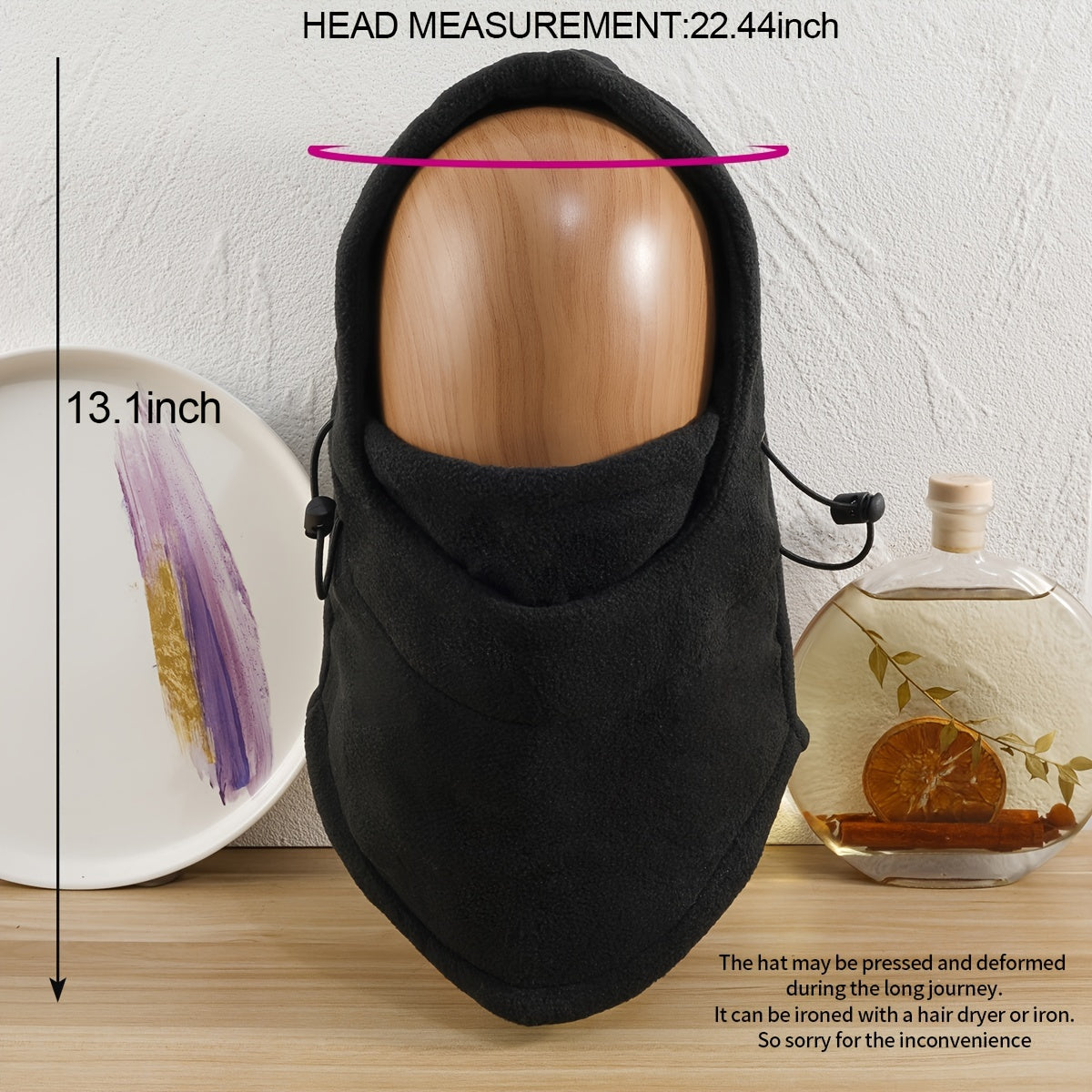 Winter Windproof Fleece Hooded Warm Hat