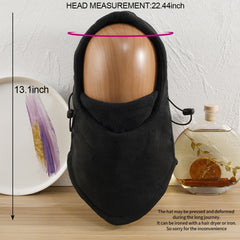 Winter Windproof Fleece Hooded Warm Hat