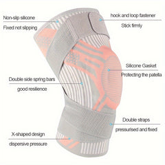 Knee Pad with Gel Pad and Stabilizer for Meniscus Support