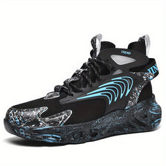 Men's Lace-up Sneakers Athletic Shoes Running Basketball Gym