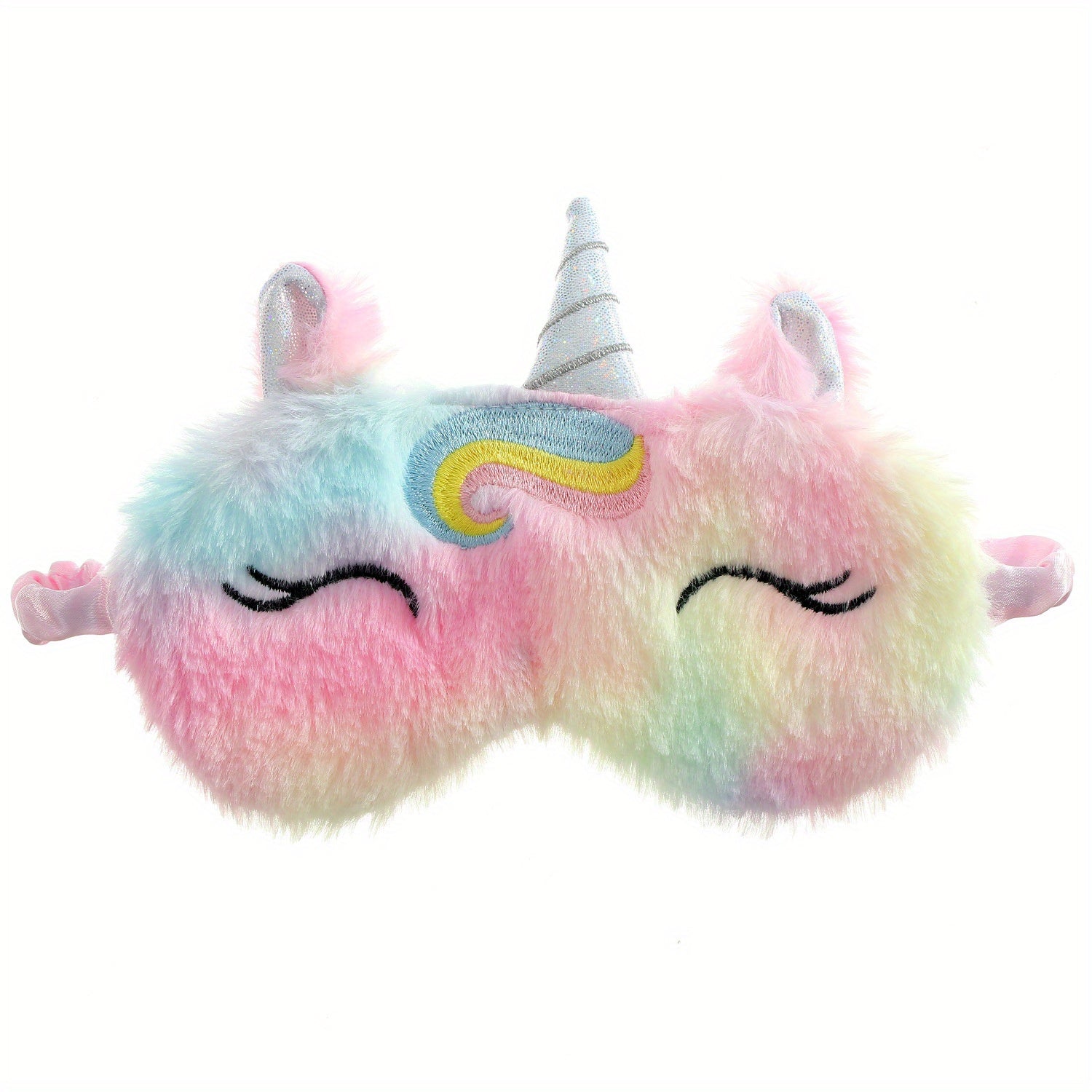 Unicorn Plush Eye Mask Embroidery Creative Girls Eye Mask
