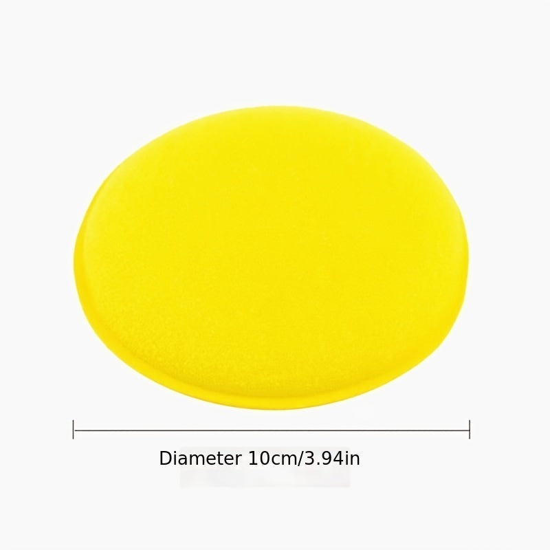 6pcs Car Round Waxing Polish Sponges High Density Foam Applicator Pads