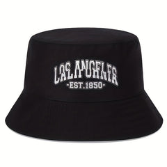 LOS ANGLES Bucket Hat Lightweight Fisherman Cap For Women Men