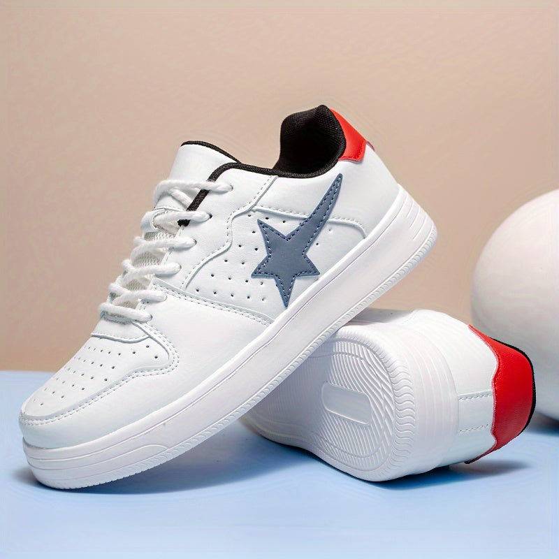 Men's Lace up Star Skate Shoes Good Traction