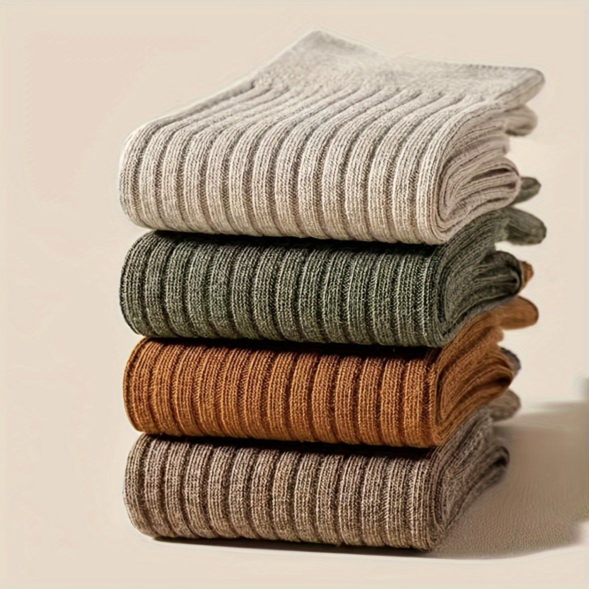 7 Pairs Warm Mid Calf Socks Unisex