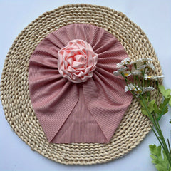 Baby Girls Flowers Cap Hat Soft Hair Wrap Head Accessories