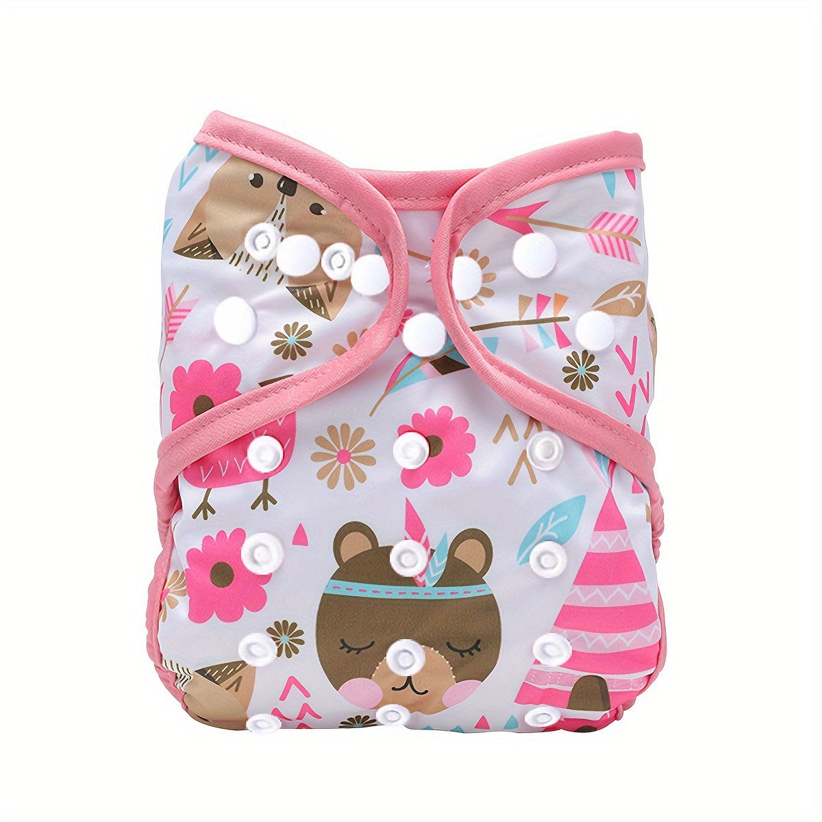 Waterproof Cloth Diaper Covers, Adjustable Size & Fun Patterns