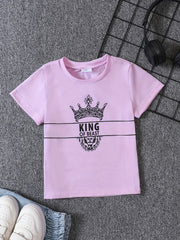 Cute Lion Head Printed Baby T-shirt
