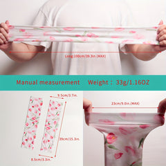 Ice Sleeves Floral Leaf Print UV Gloves Outdoor Sunproof Anti-mosquito