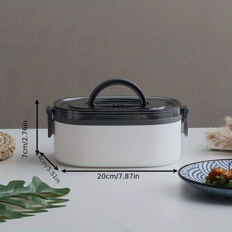 304 Stainless Steel Lunch Box Keeps Food Warm for Hours Leakproof