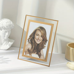 Crystal Glass Photo Frame for Capturing Your Child's Memories