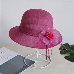 Mesh Breathable Solid Bucket Hat Adjustable Travel Beach Hats