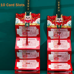 3D Folding Red Envelopes Dragon Design for Loved Ones
