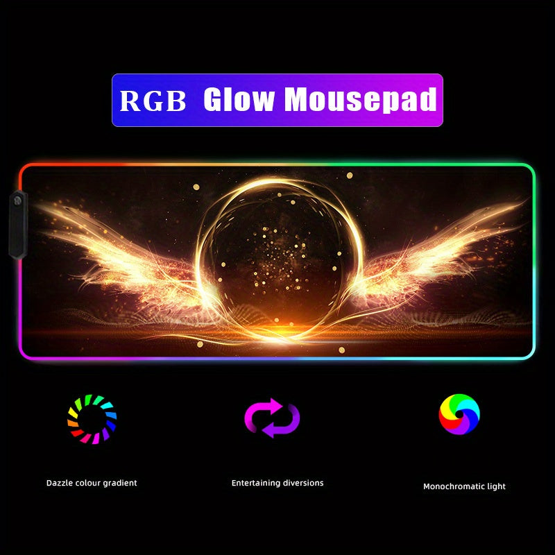 RGB Luminous Mouse Pad - Marquee Light Up Gaming