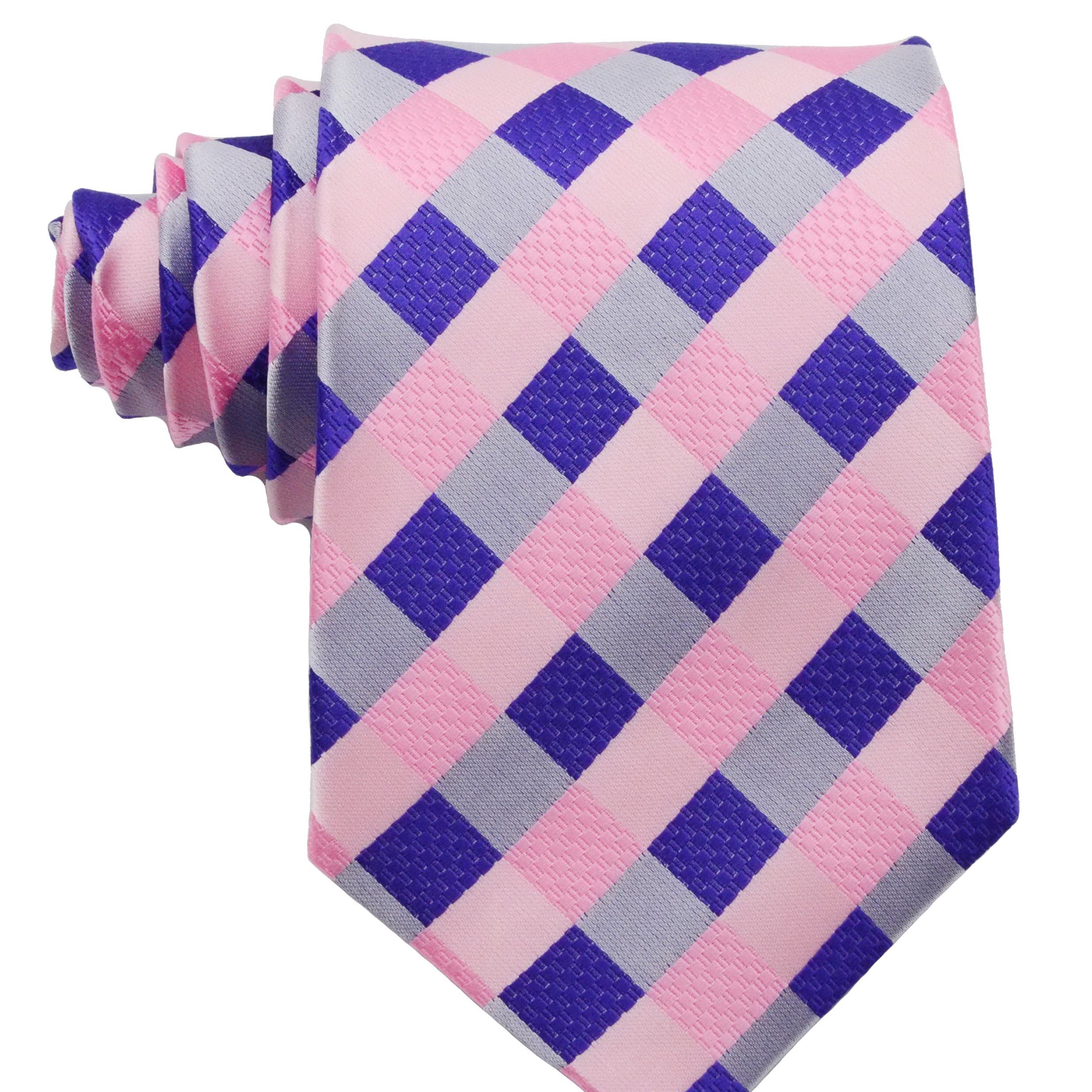 Men's Plaid Necktie Classic Pattern Wedding Business Tie