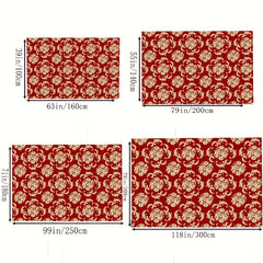 Rose Pattern Large Area Carpet for Living Room Bedroom