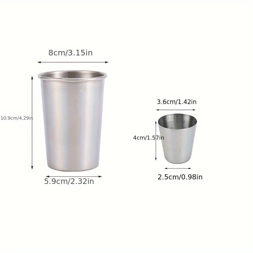 304 Stainless Steel Coffee Cup Water Cup Heat Insulation Tea Cups
