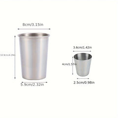 304 Stainless Steel Coffee Cup Water Cup Heat Insulation Tea Cups