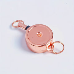Retractable Keychain Zinc Alloy Telescopic Holder