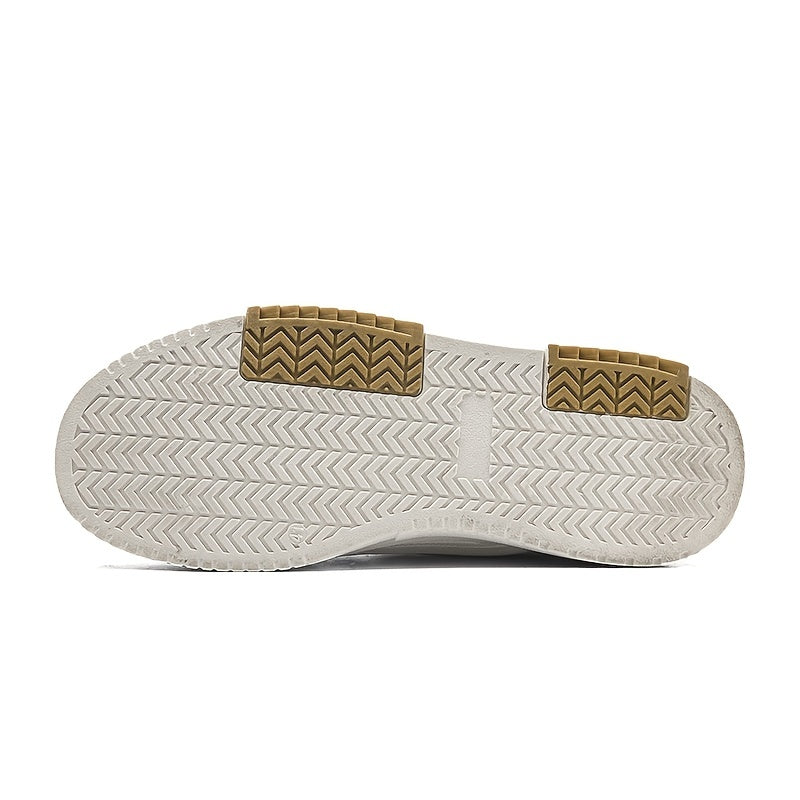 Men's Lace-Up Mesh Skate Shoes with Good Grip