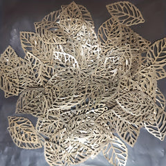 50pcs Metal Flower Frame Pendant Charm DIY UV Resin Necklace Jewelry