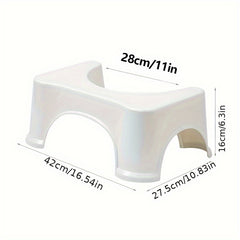 Comfortable Toilet Stool for Bathroom - Sturdy and Stylish