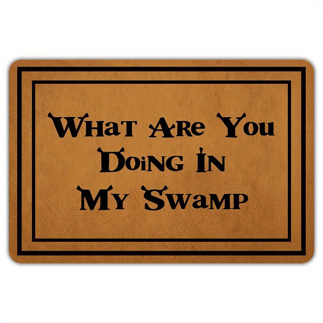 Welcome Entrance Doormat Low Pile Indoor Outdoor Non Slip Mat