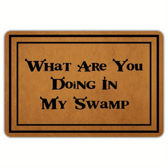 Welcome Entrance Doormat Low Pile Indoor Outdoor Non Slip Mat