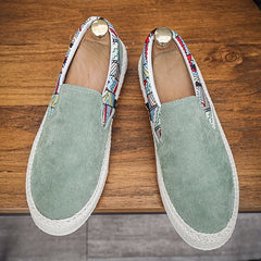 Men's Slip On Canvas Shoes Lightweight Casual Flats