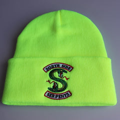 Men's Embroidered Knitted Hat Warm Pullover Street Hip-hop Hat