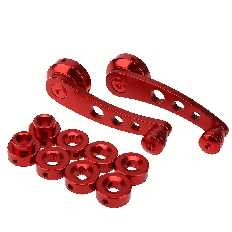 2pcs Car Window Crank Handle Aluminum Replacement Winder Crank Kit for Auto