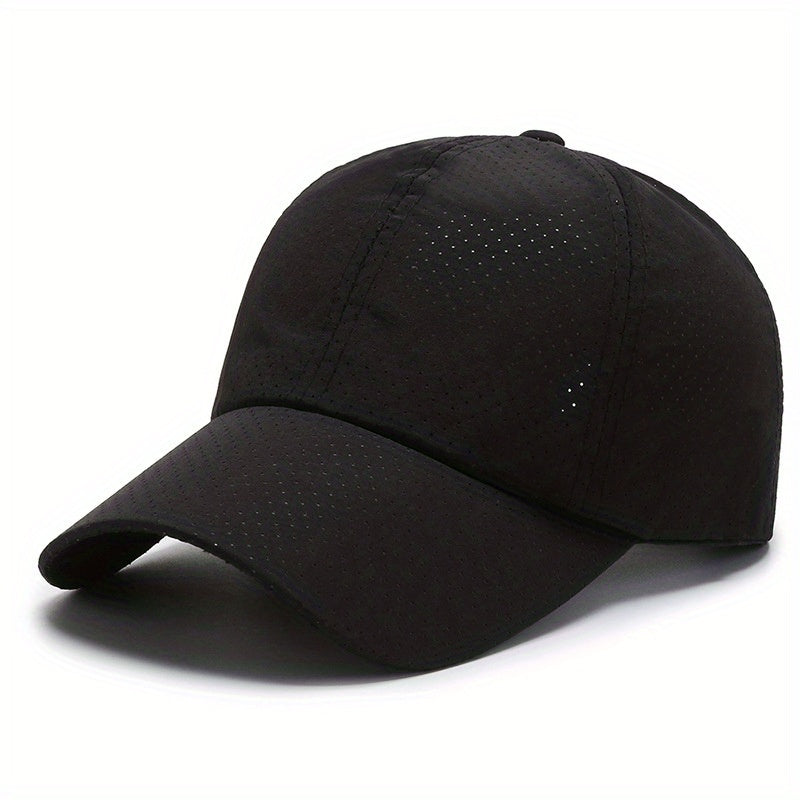 Men's Summer Sun Visor Baseball Cap Mesh Outdoor Sports Quick Dry Cap