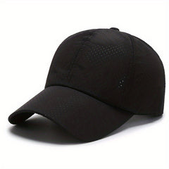 Men's Summer Sun Visor Baseball Cap Mesh Outdoor Sports Quick Dry Cap