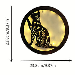 Upgrade Timing Function LED Light Carving Creative Fairy Tale Shape Light