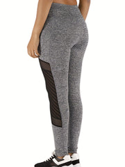 High Waist Mesh Leggings for Women