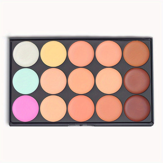 15 Colors Concealer Palette High Pigmented Long Lasting Cream