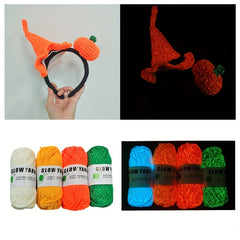 Luminous Knitting Glowing Crochet Yarn 50g 50m