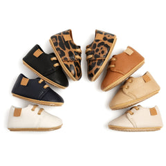 Baby Oxford Shoes Soft Rubber Sole Sneakers Anti Slip Toddler Walking Shoes