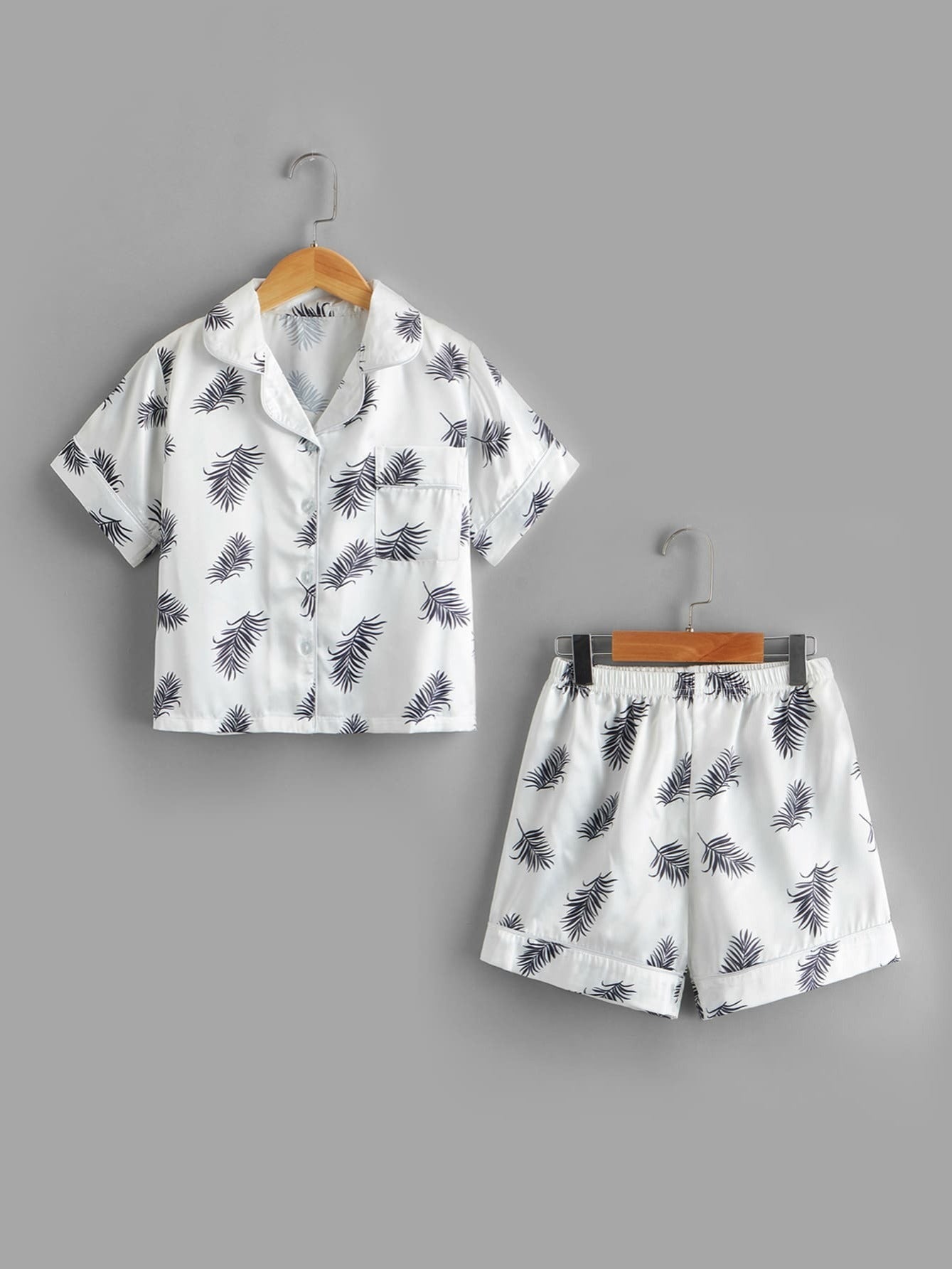 2pcs Boys Short Sleeve & Shorts Loungewear
