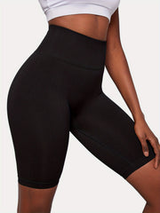 Seamless Hip Lifting Biker Shorts High Stretch Yoga Exercise Women's Activewear