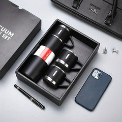Stainless Steel Thermal Cup Set Insulated Water Bottle for Cycling