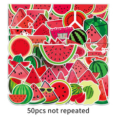 50pcs Watermelon Cartoon Stickers for DIY Projects Scrapbooking