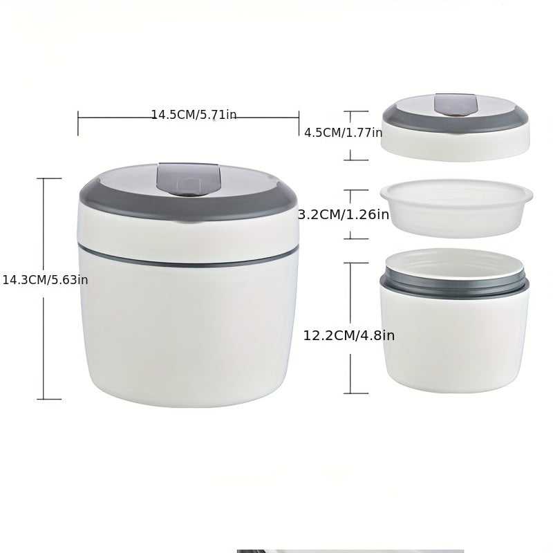 Insulated Oatmeal Cup with Lid Spoon Leak Proof Thermal Container