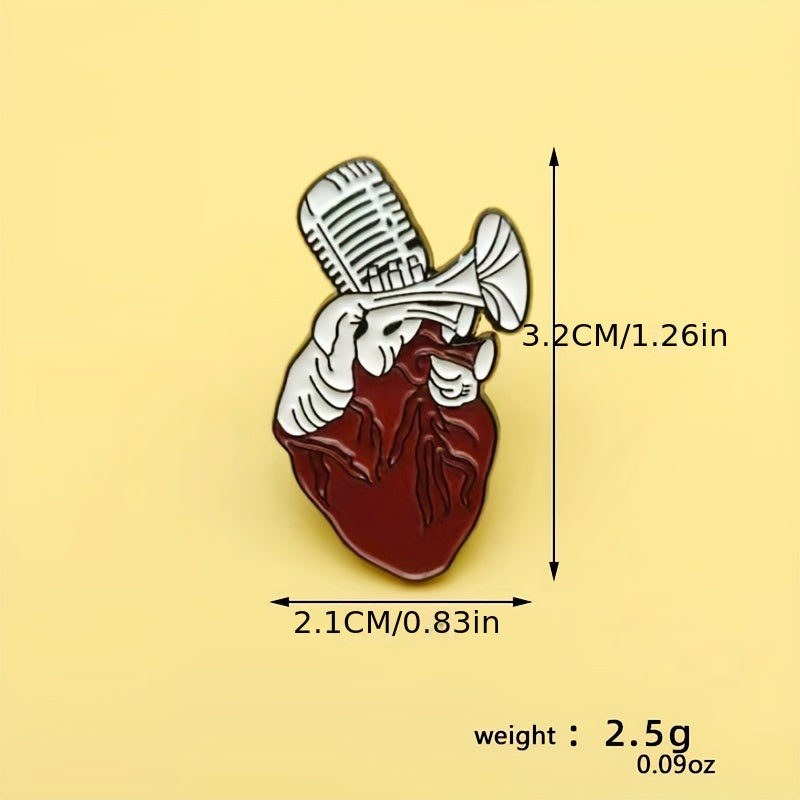Cartoon Organ Heart Collection Enamel Pin for Clothes Bags Jackets