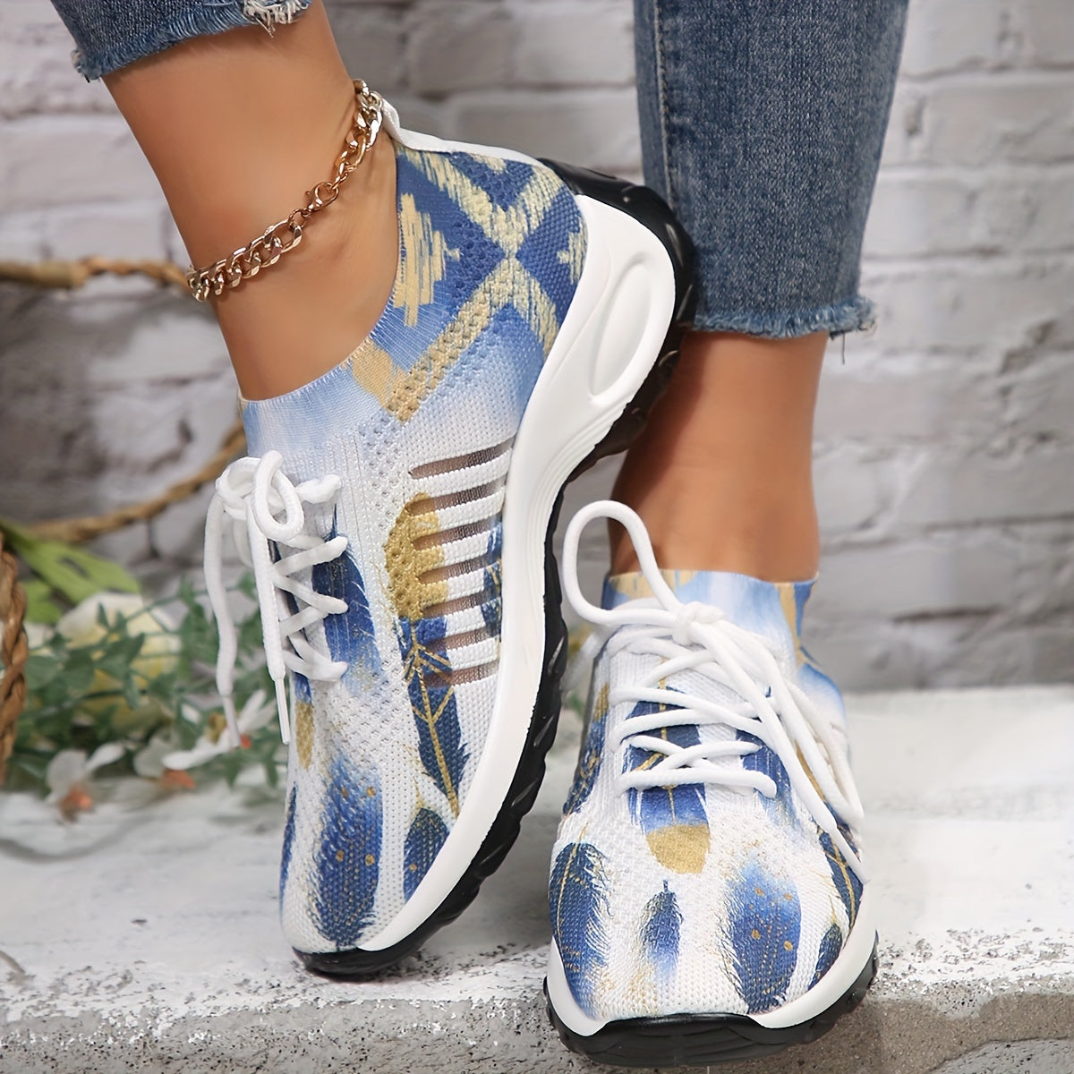 Stylish Breathable Non-slip Running Shoes